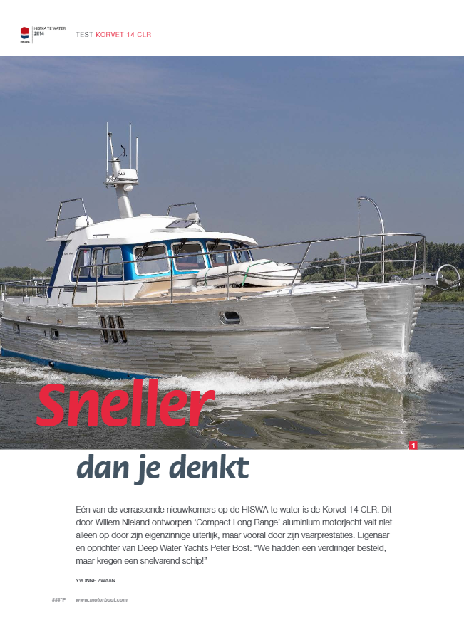 Korvet 14 CLR nieuw
