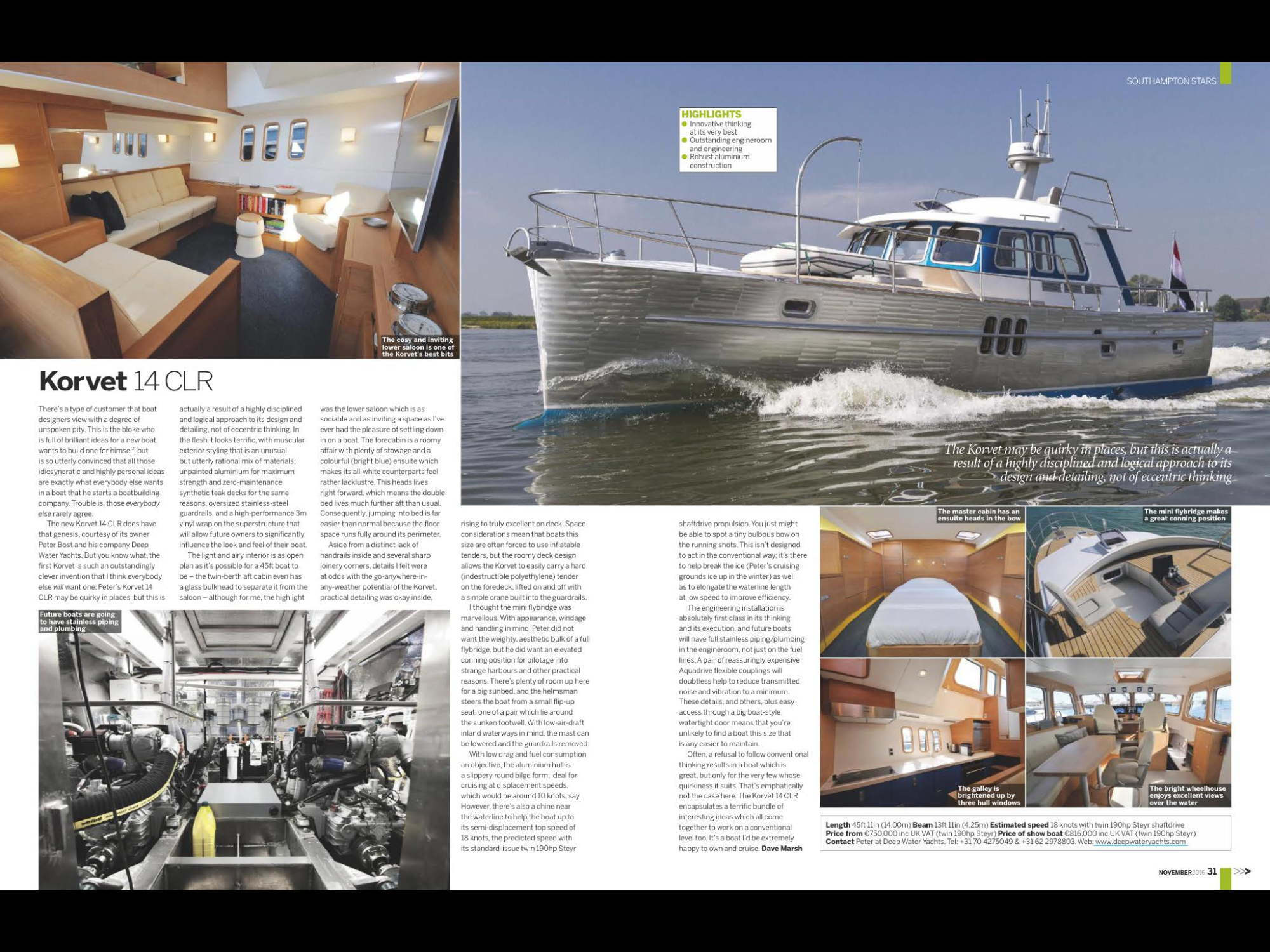 Deep Water Yachts Korvet 14 New Standard