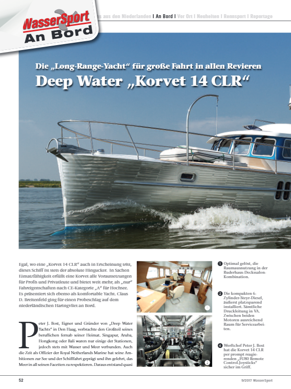 Long Range Yacht fur grose Fahrt Deep Water Korvet 14CLR